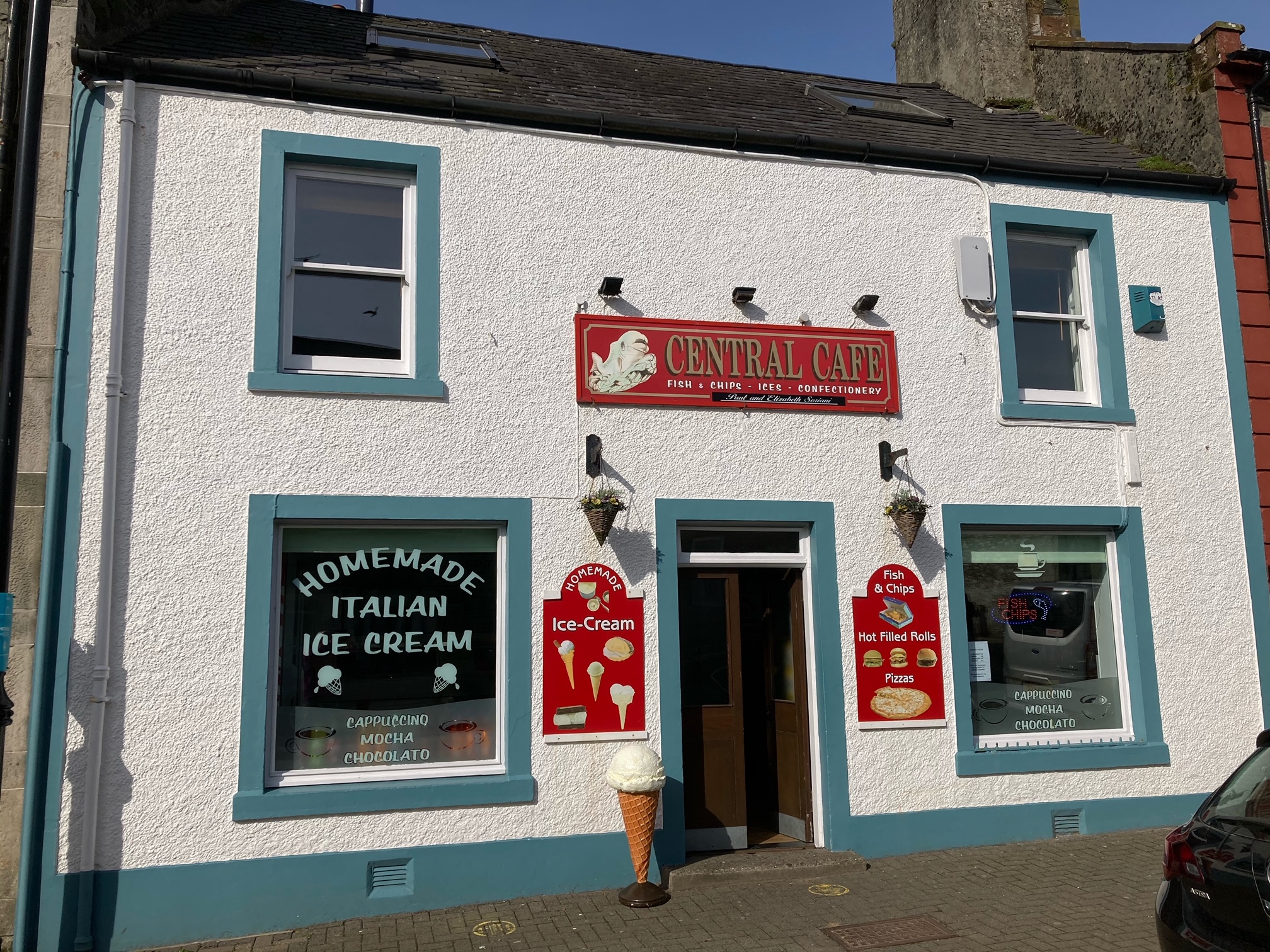 Photograph of Central Cafe, 17 George Street , Whithorn